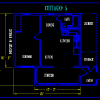 View of Floor Plan of Cottage #5