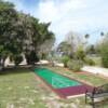 View of our shuffleboard court